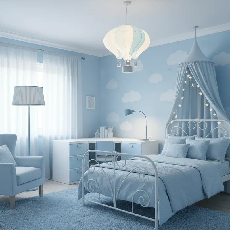 Light Blue Girl Room Ideas