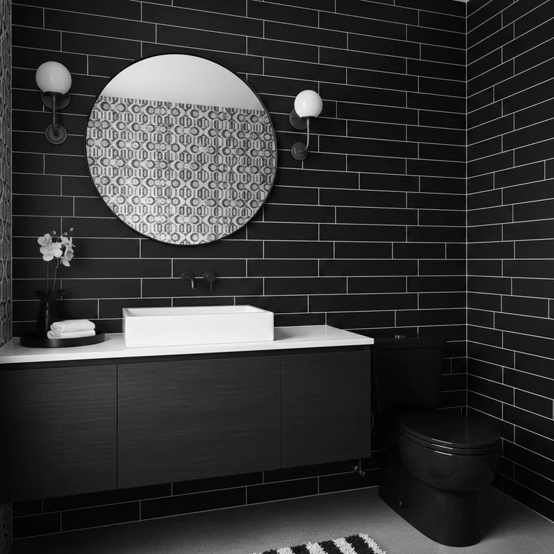 16 Black and White Powder Room Ideas for Modern Style
