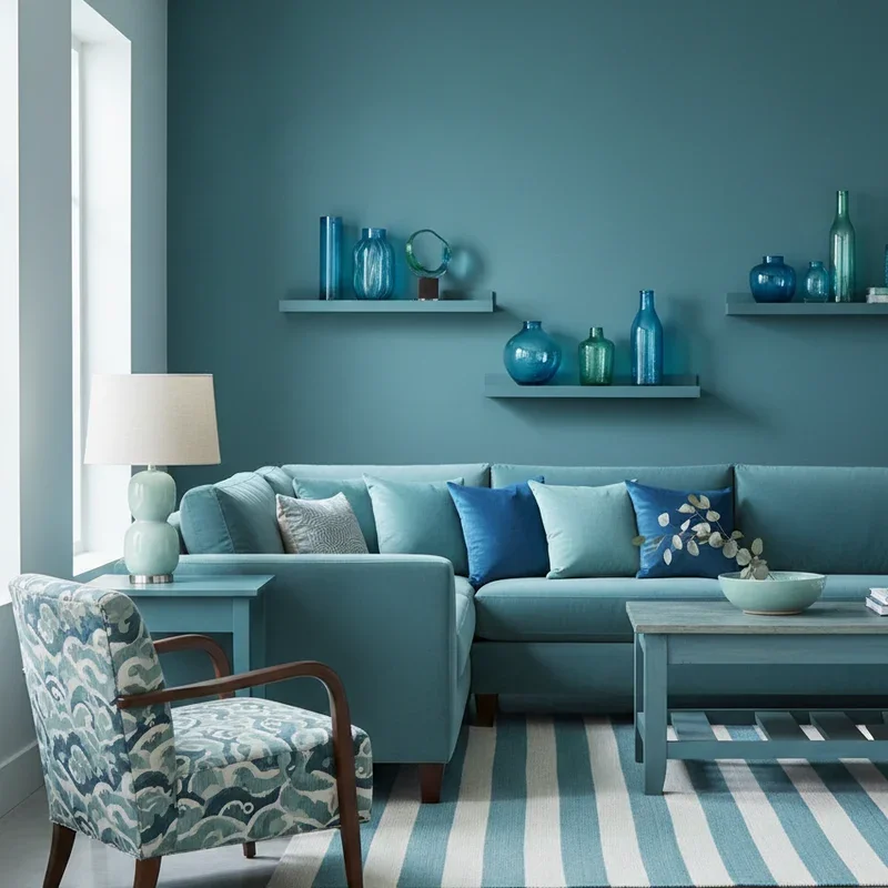 Teal Living Room Ideas