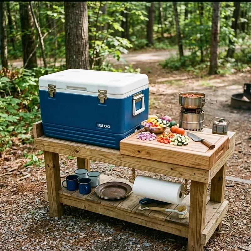DIY Camping Kitchen Ideas