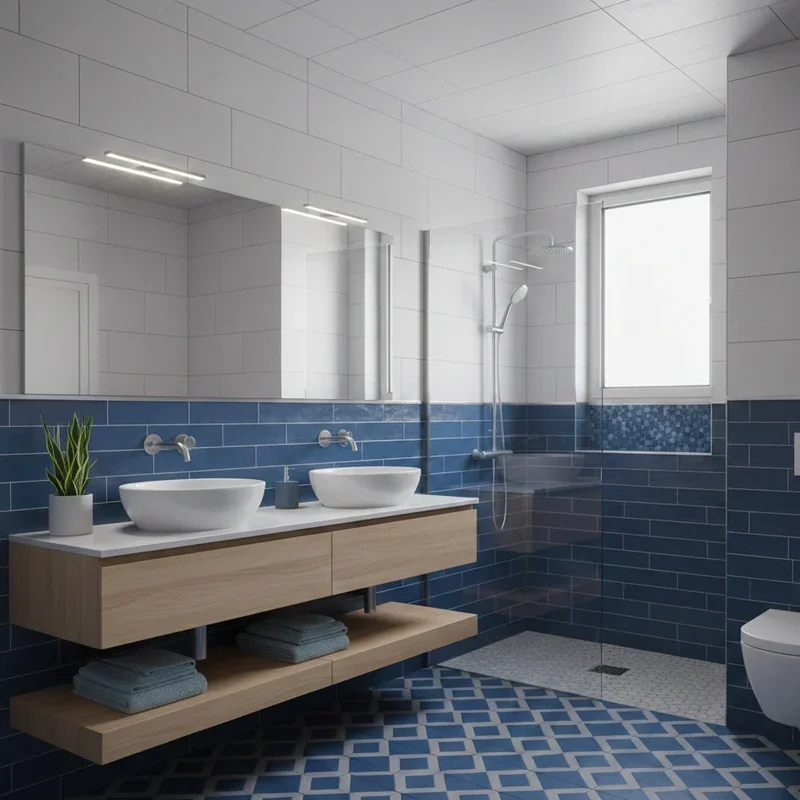 Blue And Grey Bathroom Ideas