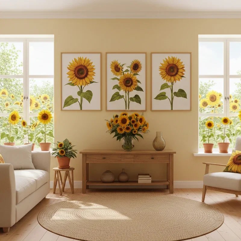Sunflower Room Ideas