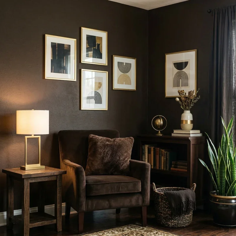 Dark Brown Room Ideas