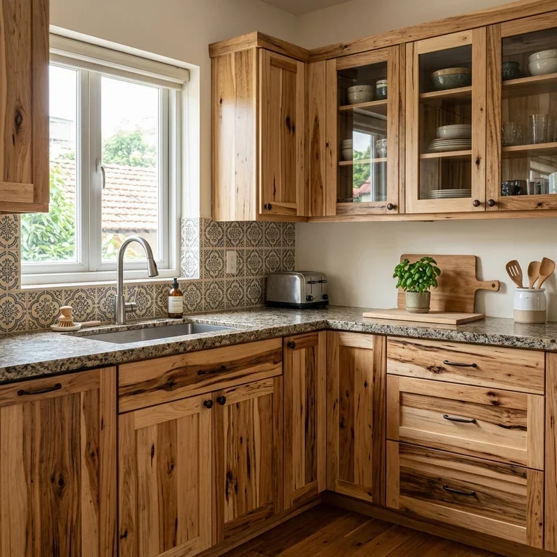 Natural Wood Kitchen Cabinets Ideas
