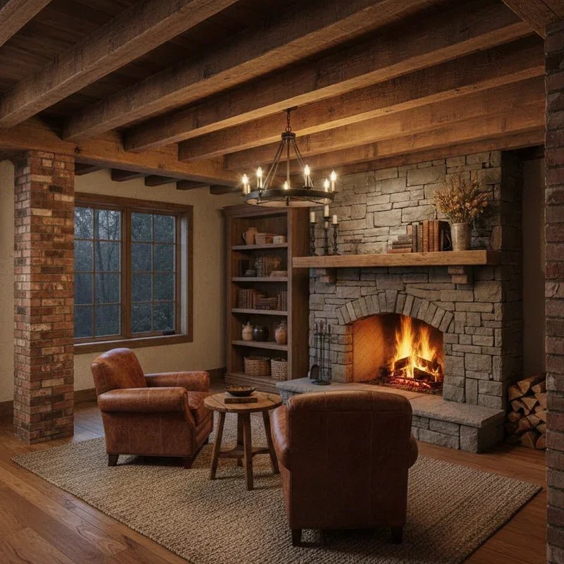 Rustic Basement Ideas