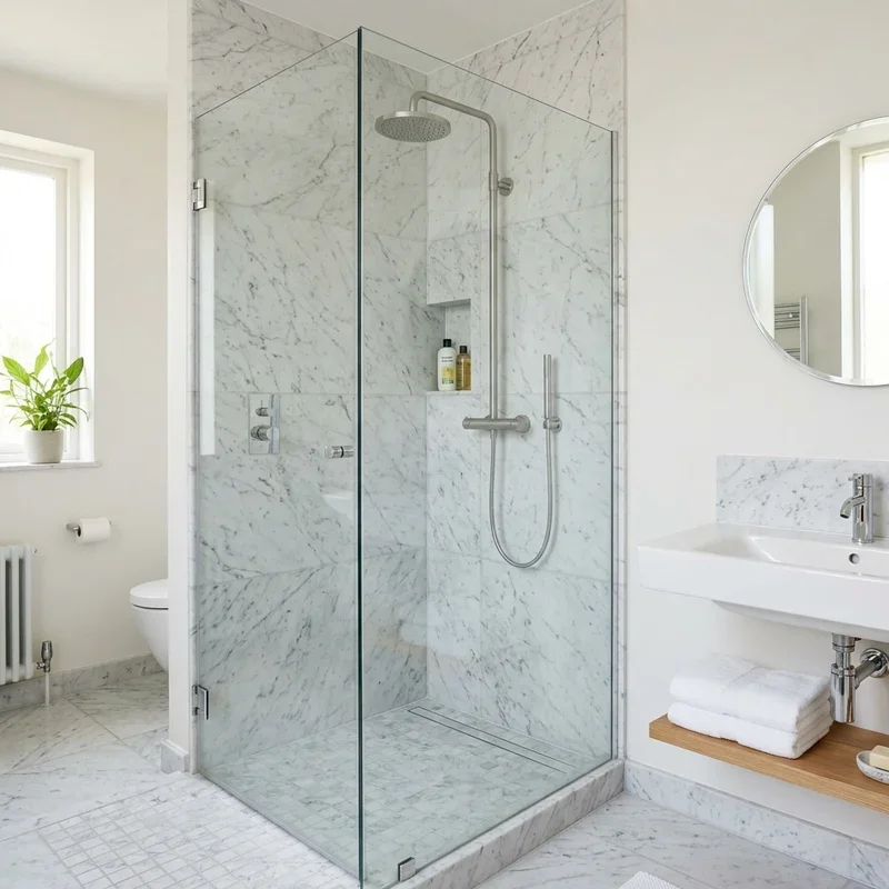 Carrera Marble Bathroom Ideas
