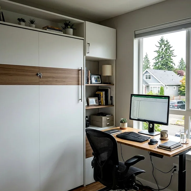 Office with Murphy Bed Ideas