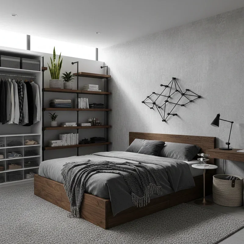 Modern Men’s Bedroom Ideas