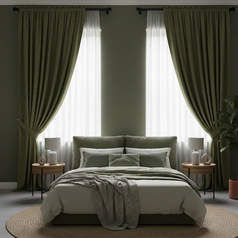 Olive Green Bedroom Ideas