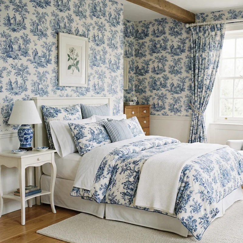 Toile Bedroom Ideas