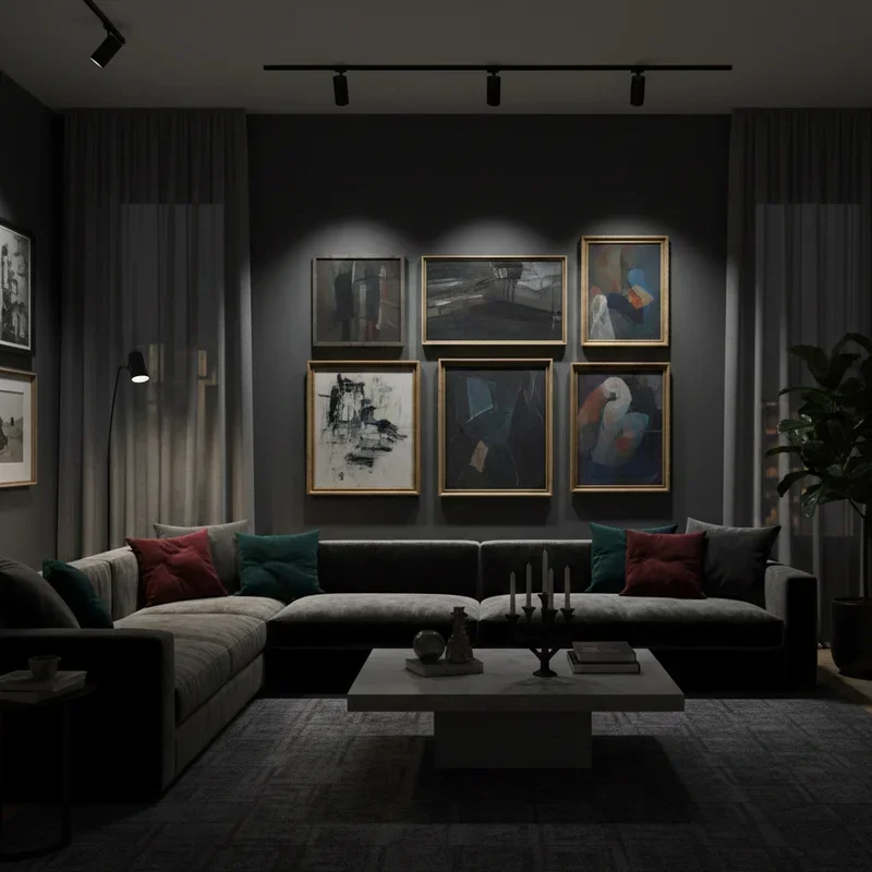 Dark Living Room Ideas