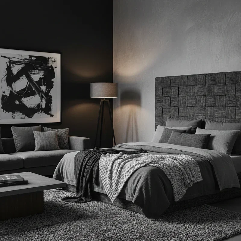 Black and Gray Room Ideas