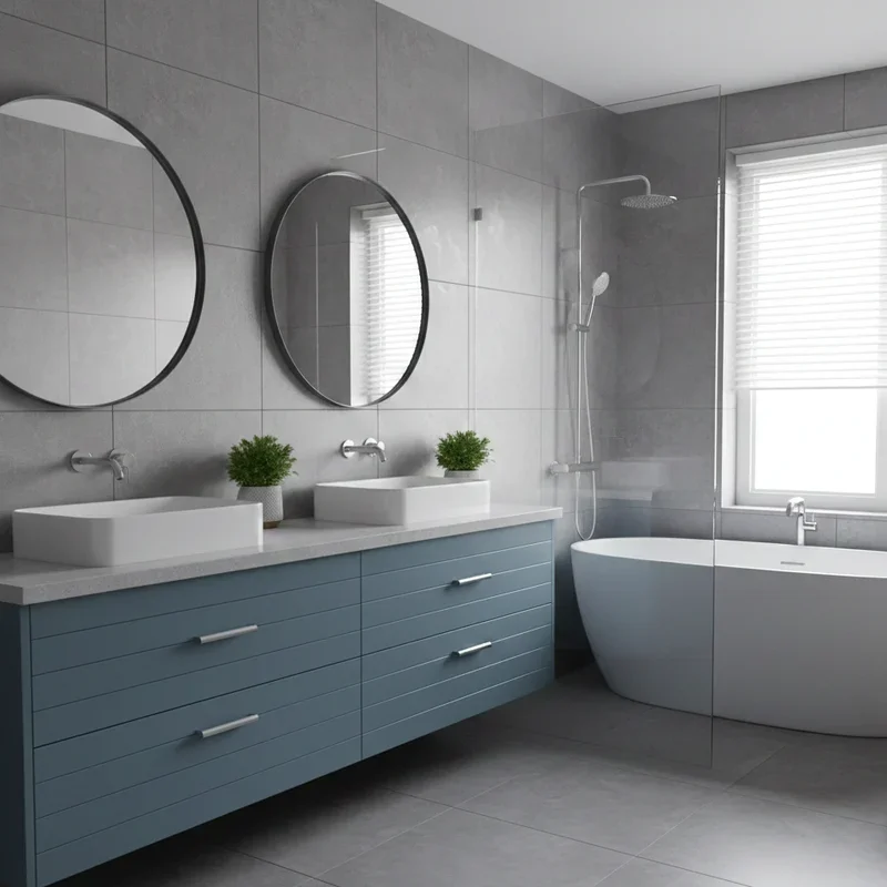 Blue And Grey Bathroom Ideas