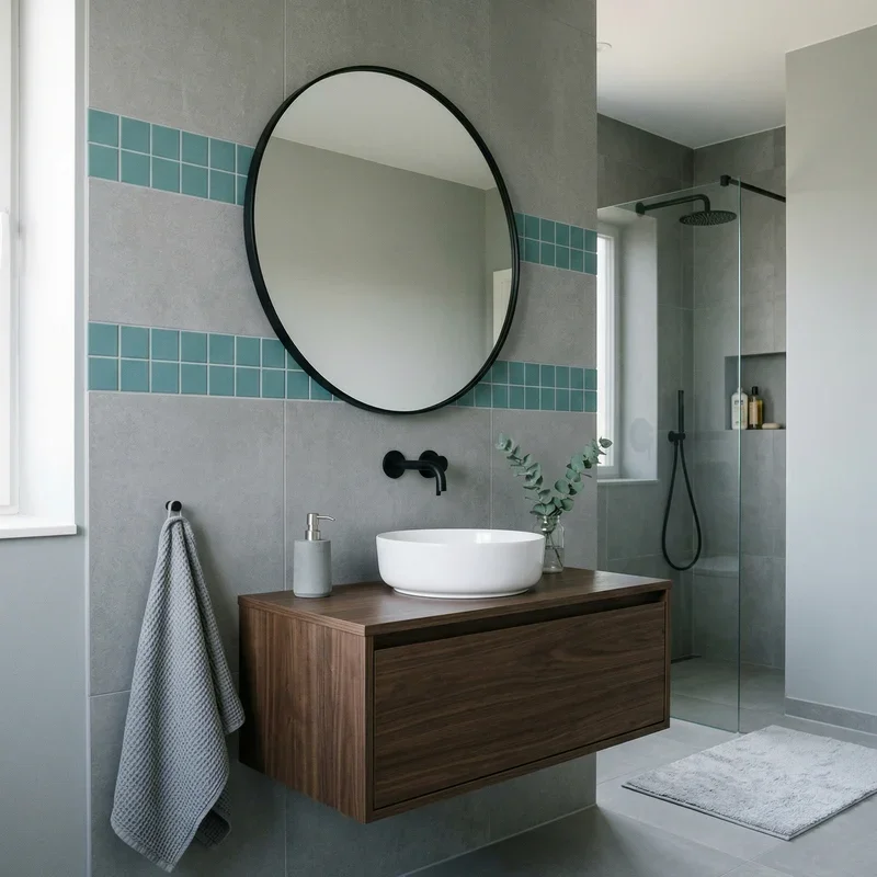 Teal and Grey Bathroom Ideas