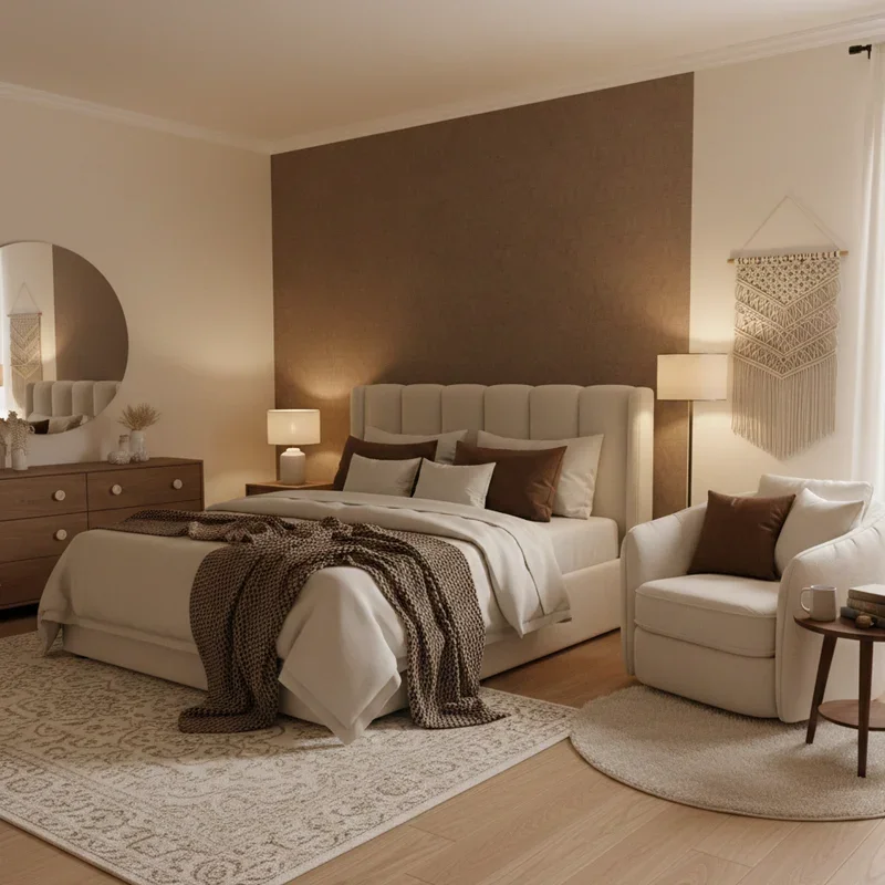 Cream and Brown Bedroom Ideas