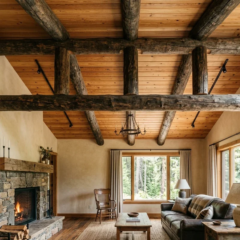Wood Ceiling Ideas for Living Room