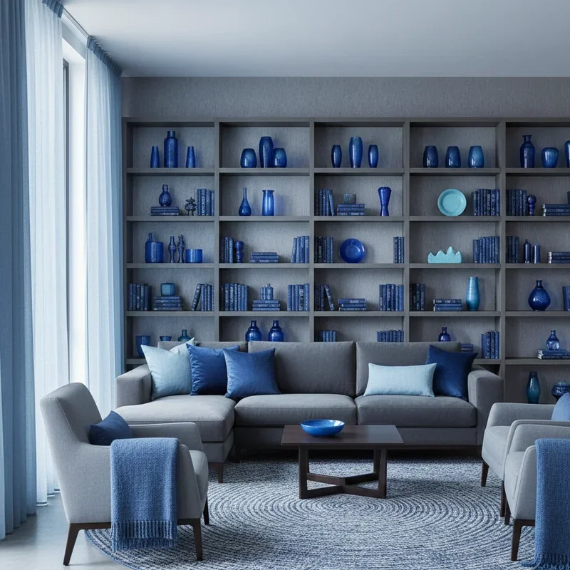 Blue and Grey Living Room Ideas