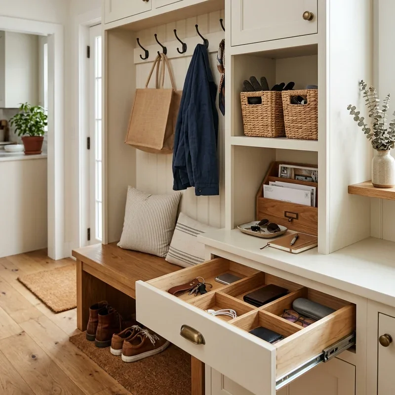 Kitchen Drop Zone Ideas