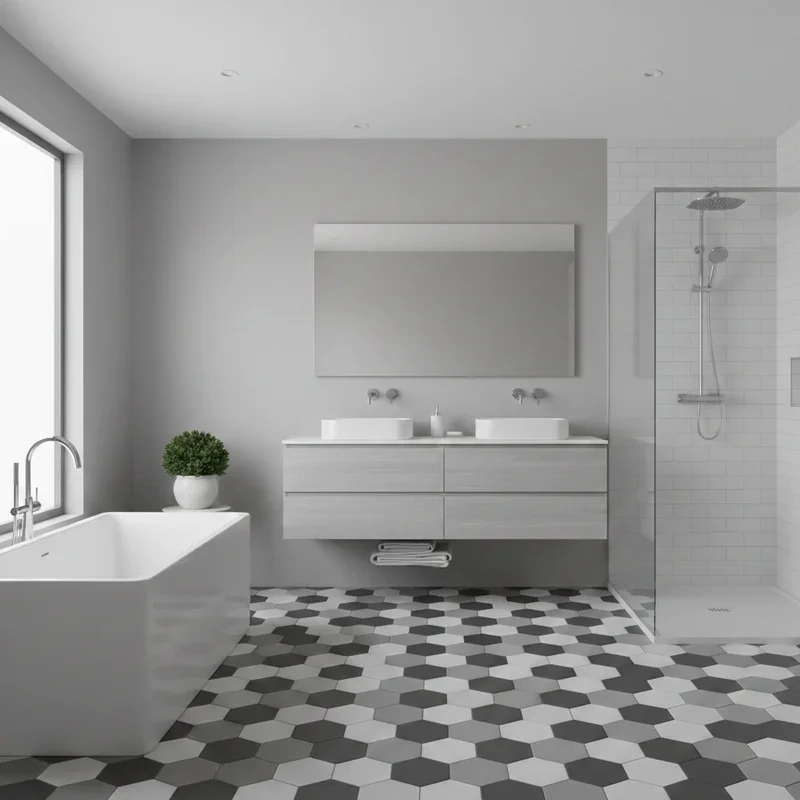 Grey and White Bathroom Ideas