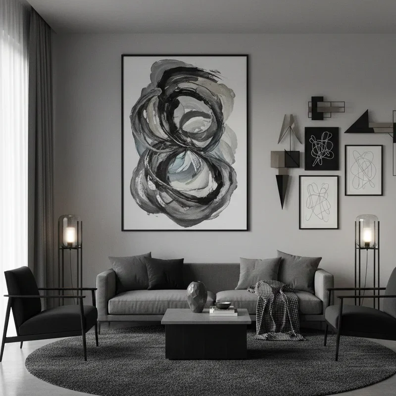 Black and Gray Room Ideas