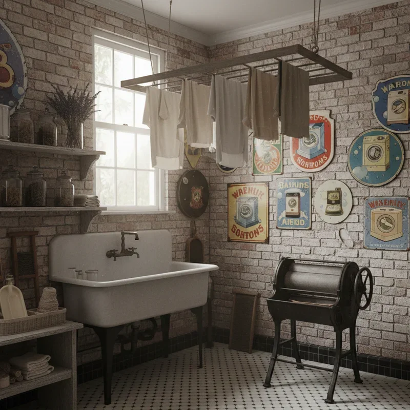 Vintage Laundry Room Ideas