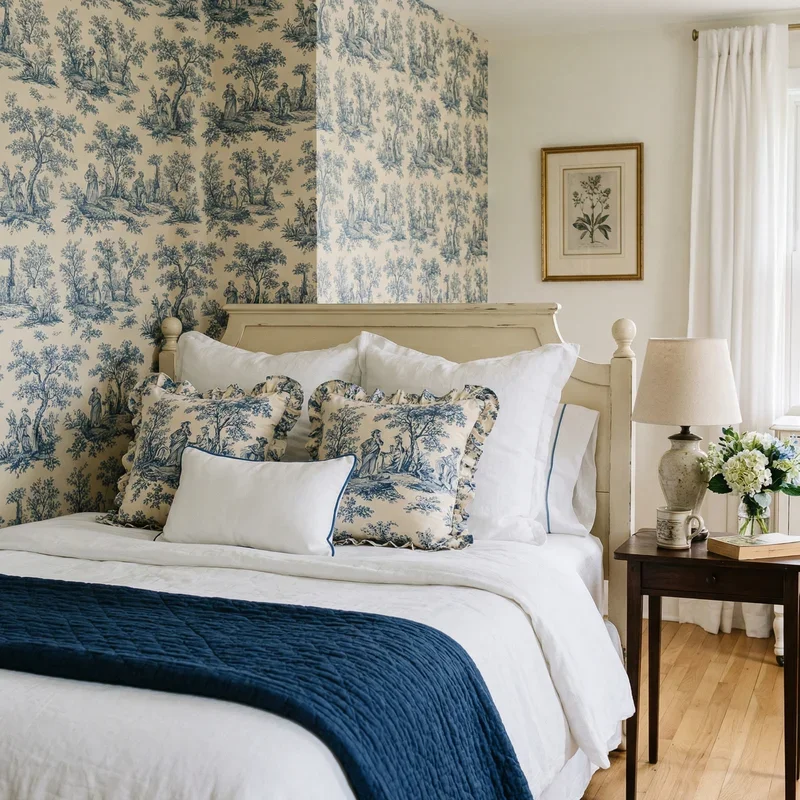 Toile Bedroom Ideas