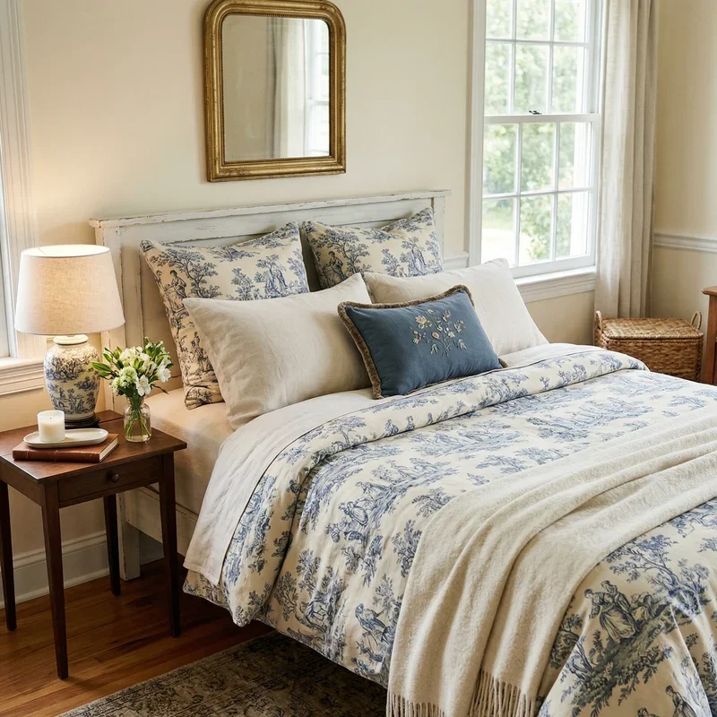 Toile Bedroom Ideas