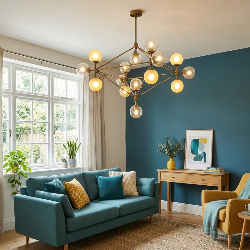 Teal and Yellow Living Room Ideas
