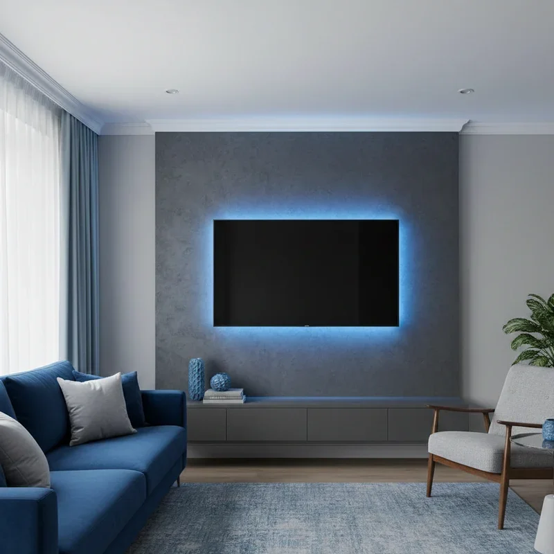 Blue and Grey Living Room Ideas