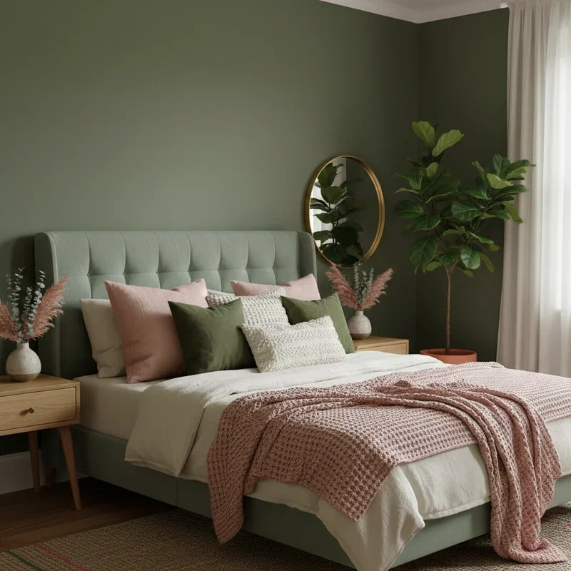 Olive Green Bedroom Ideas