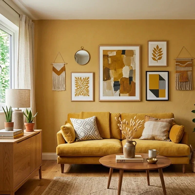 Mustard Living Room Ideas