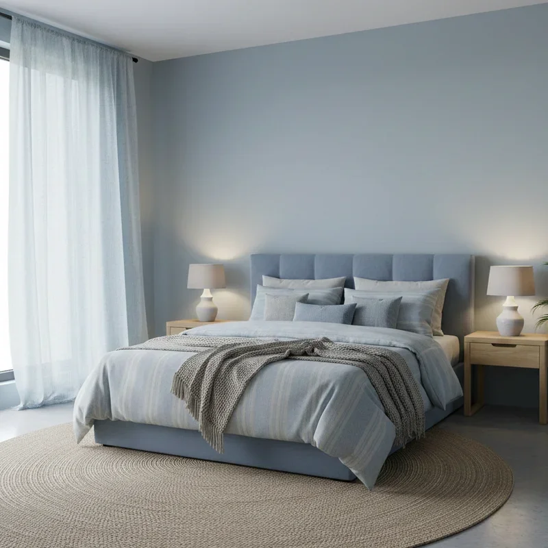 Blue Grey Bedroom Ideas