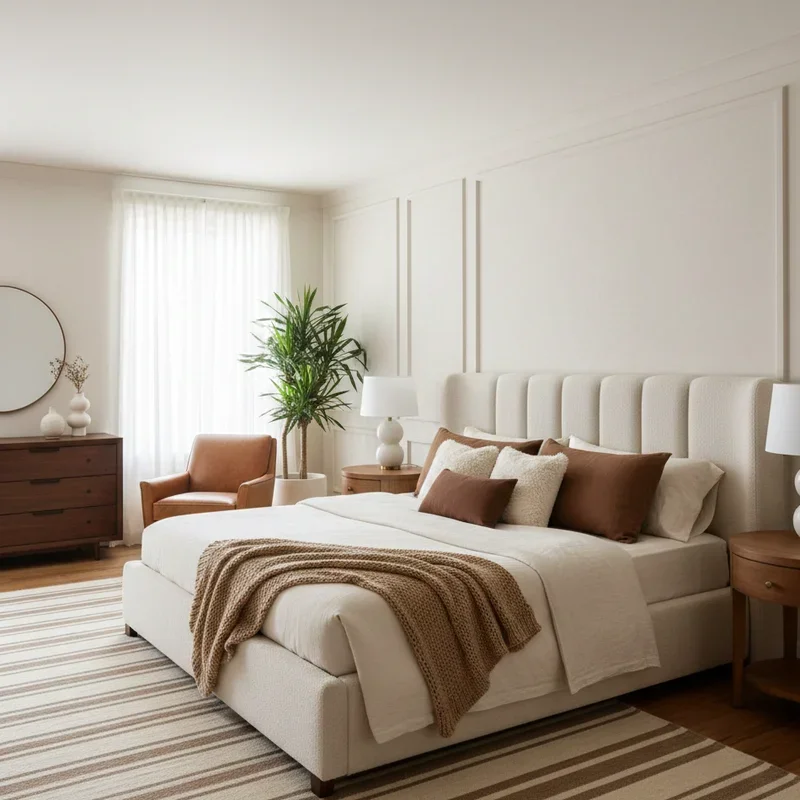 Cream and Brown Bedroom Ideas