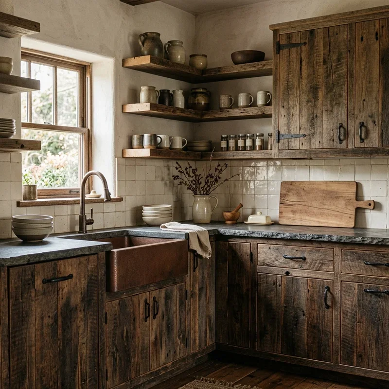 Natural Wood Kitchen Cabinets Ideas