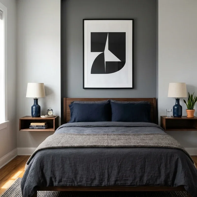 Men's Bachelor Bedroom Ideas