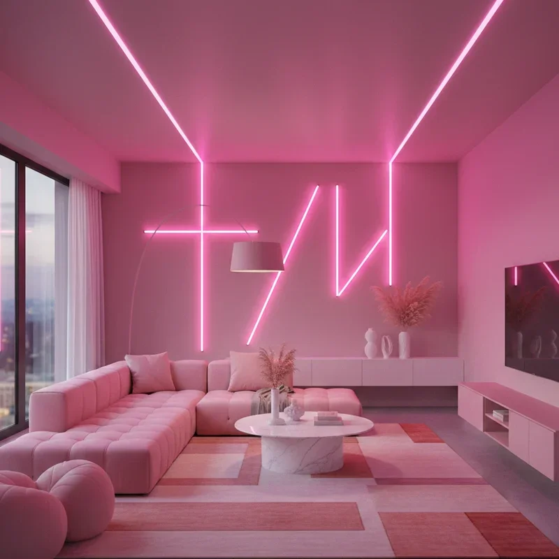 Pink Living Room Ideas