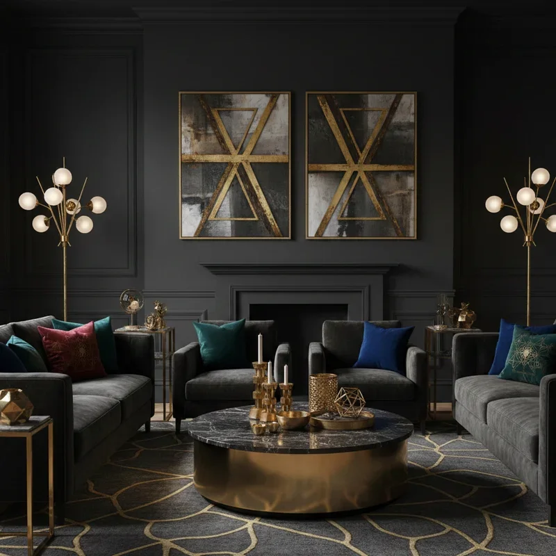 Dark Living Room Ideas