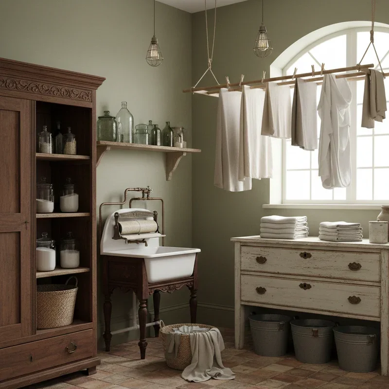 Vintage Laundry Room Ideas