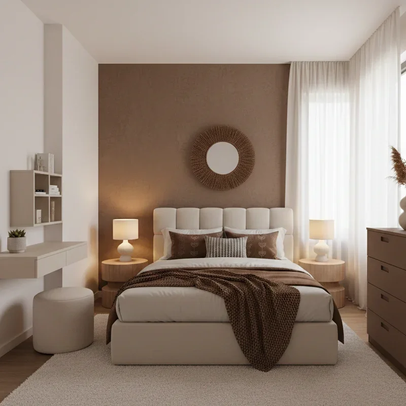 Cream and Brown Bedroom Ideas