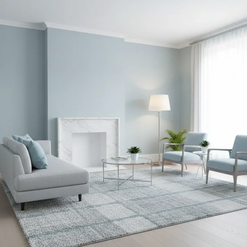 Light Blue and Grey Living Room Ideas