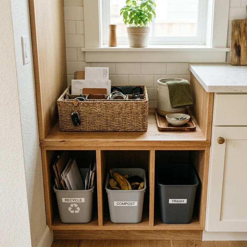 Kitchen Drop Zone Ideas
