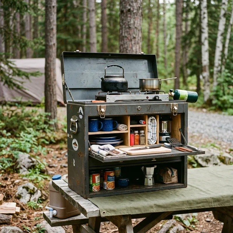 DIY Camping Kitchen Ideas
