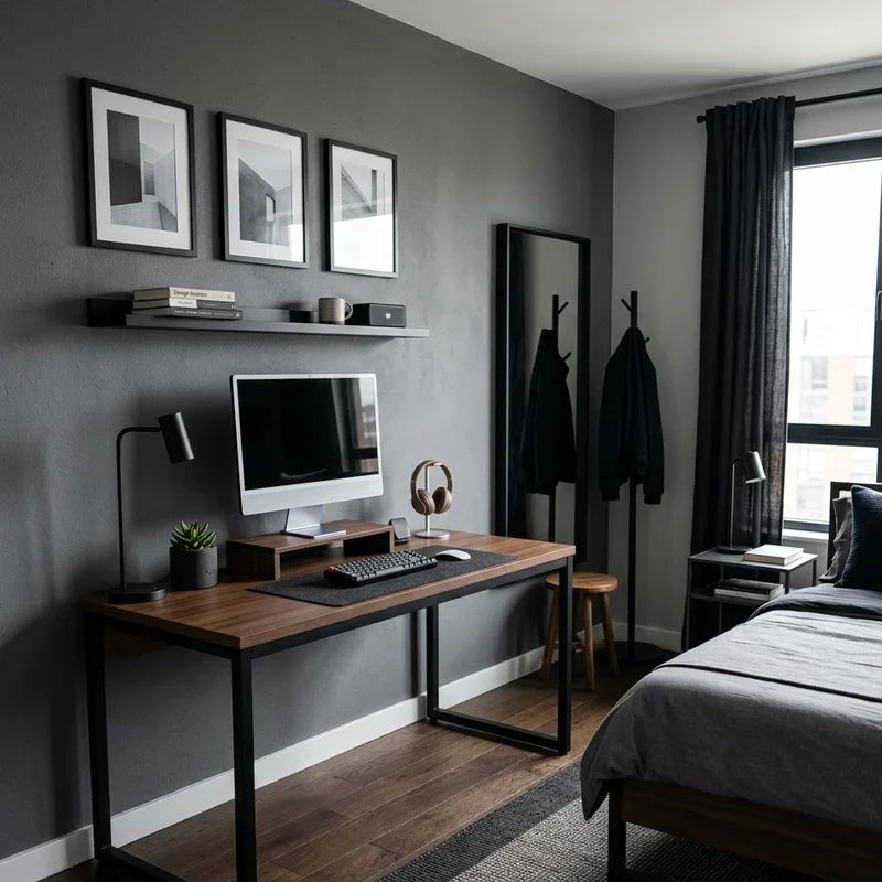 Men's Bachelor Bedroom Ideas