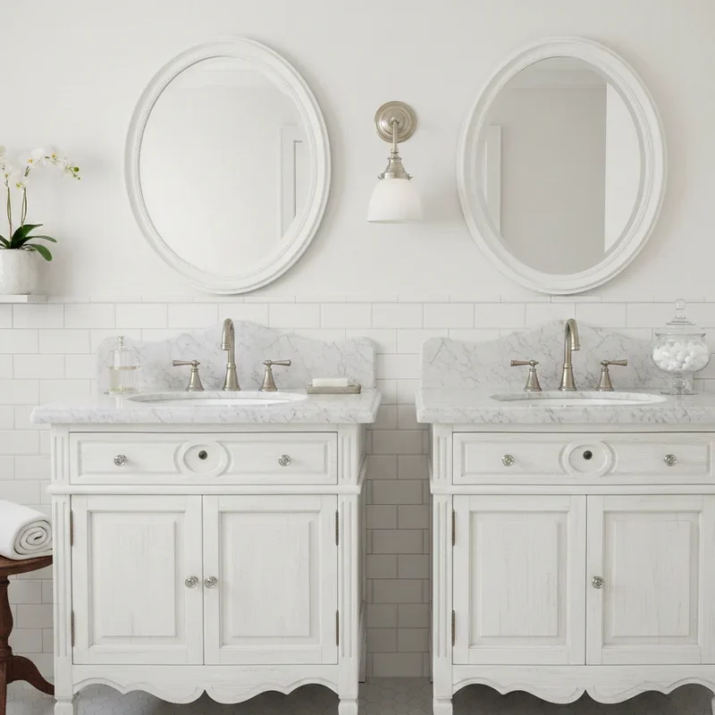 White Bathroom Vanity Ideas