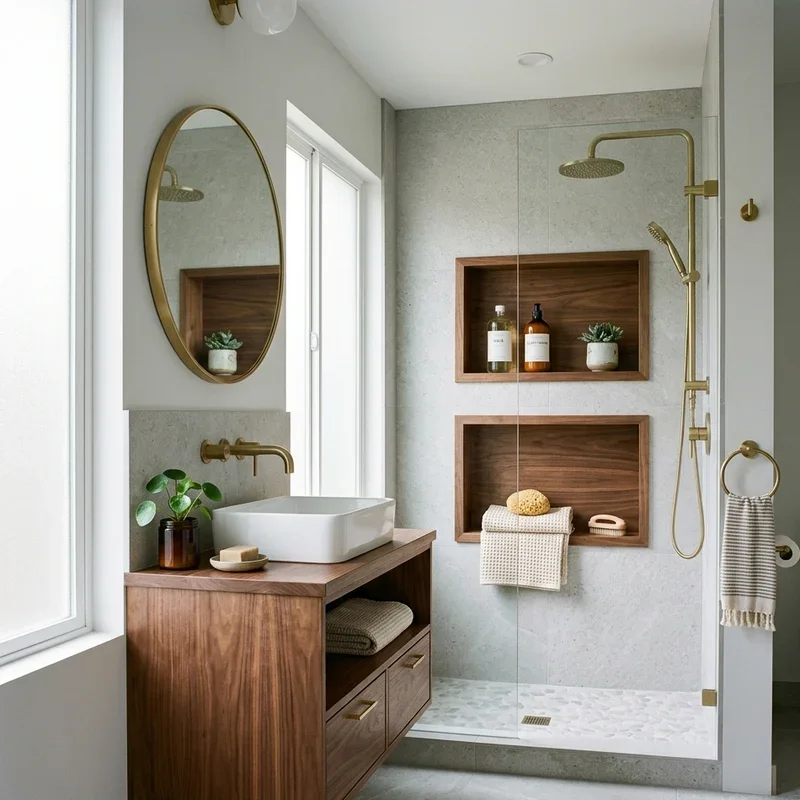 Walnut Bathroom Ideas