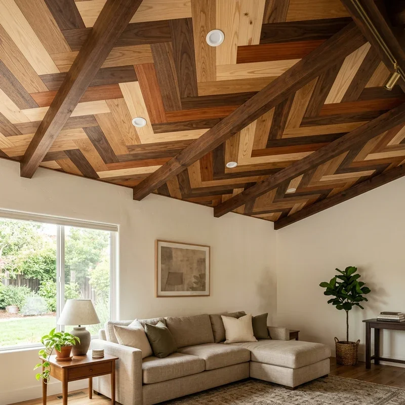 Wood Ceiling Ideas for Living Room