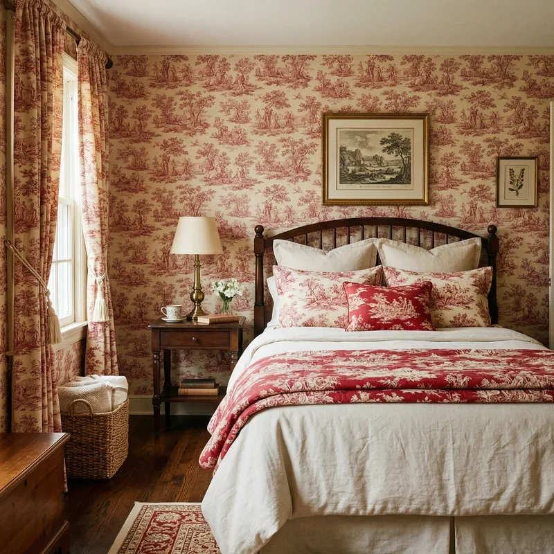 Toile Bedroom Ideas