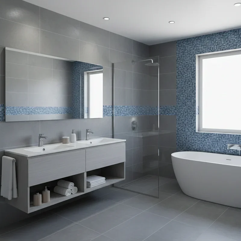 Blue And Grey Bathroom Ideas