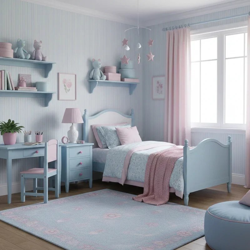 Light Blue Girl Room Ideas