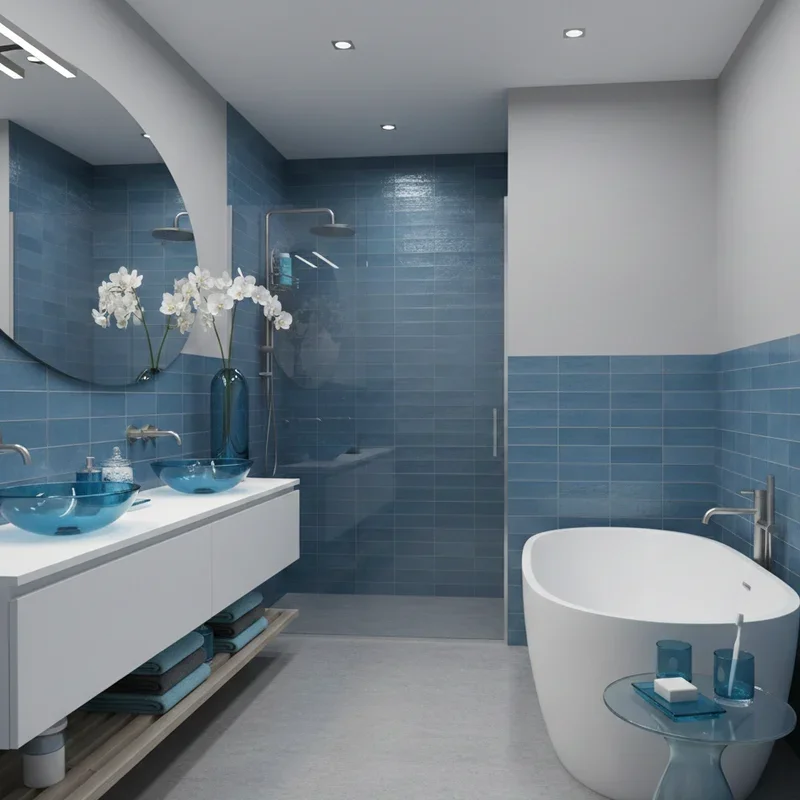 Blue And Grey Bathroom Ideas